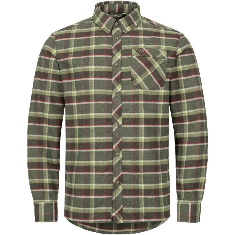 BLASER Férfi Ing HD Charles Olive/Red Checked