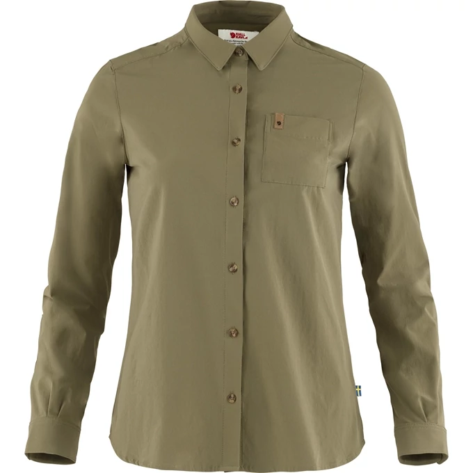 FJALLRAVEN Női Ing Övik Lite LS Green