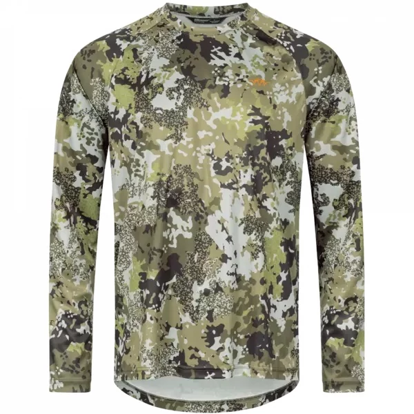 BLASER Póló Functions Long Sleeve Shirt HT Camo
