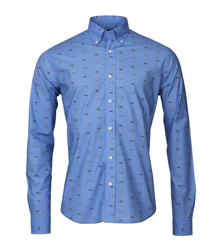 LAKSEN Férfi Ing Flush Sky Blue