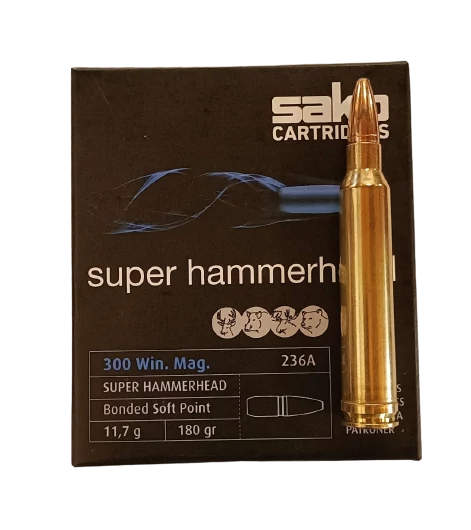 SAKO 300 Win. Mag. Super Hammerhead Bonded SoftPoint 11,7g/180gr